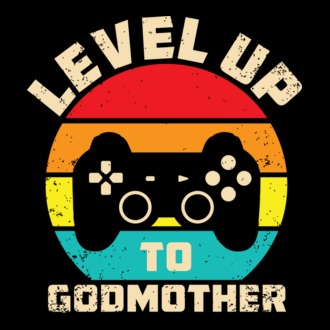 Level Up Godmother model tricou