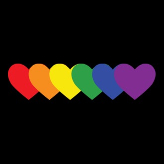 Inimi Lgbtq model tricou