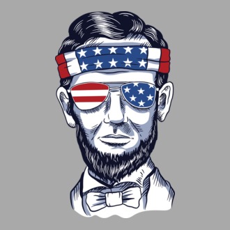 Lincoln USA model tricou