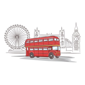 London Bus model tricou