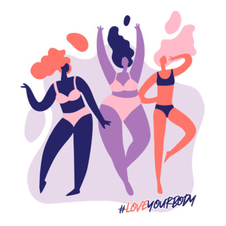 #loveyourbody model tricou