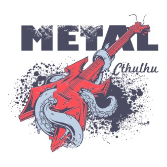 Metal Cthulhu model tricou