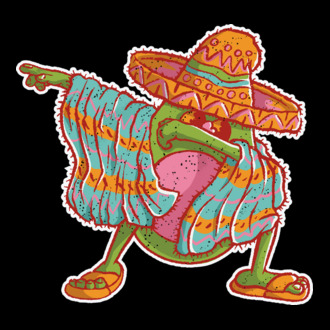 Avocado mexican DAB model tricou