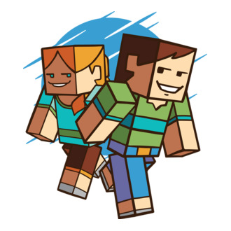 Caractere Minecraft model tricou