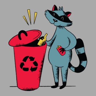 Reciclare Raton model tricou