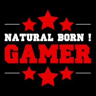 Natural born gamer model tricou