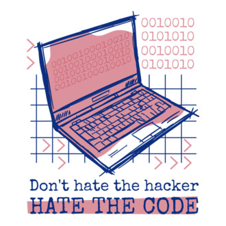 Nu urî hackerul, urăște codul model tricou