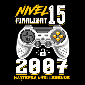 Nivel 15 finalizat. 2007 nașterea unei legende model tricou