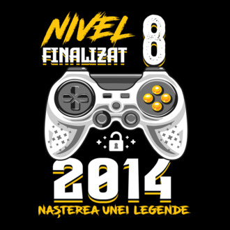 Nivel 8 finalizat. 2014 nașterea unei legende model tricou