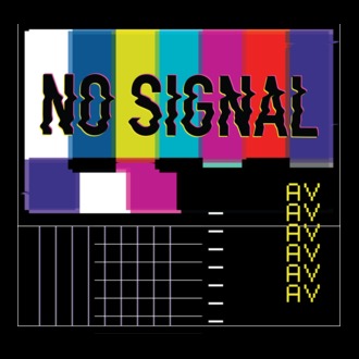 No Signal TV Eroare de transmisie model tricou
