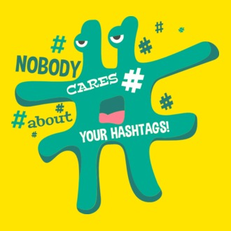 Nobody cares about your hashtags model tricou