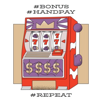 Slot machine model tricou