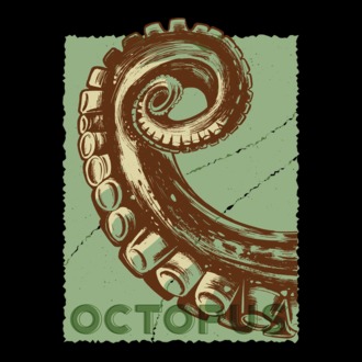 Caracatiță Octopus model tricou