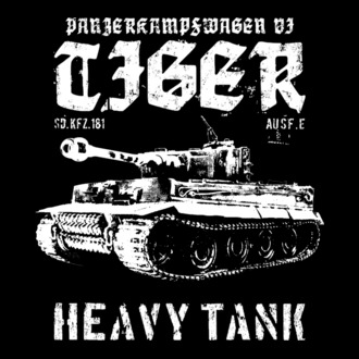 Panzer VI tiger model tricou