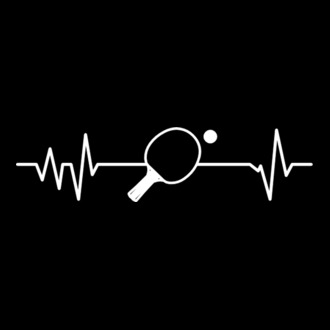 Ping pong ekg model tricou
