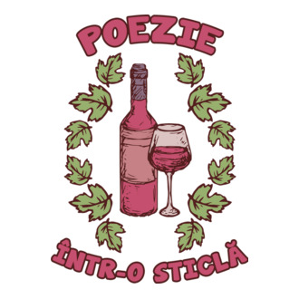 Poezie într-o sticlă model tricou