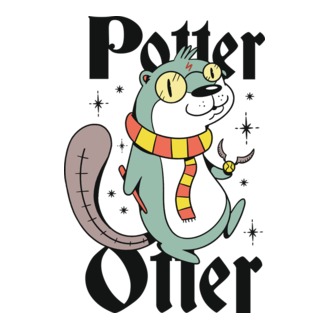 Potter Otter Vidra model tricou