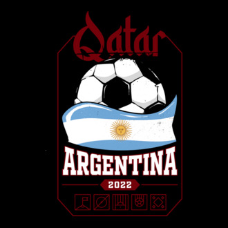 Qatar teams Argentina model tricou