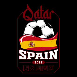 Qatar teams Spain model tricou