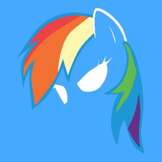 Rainbow Dash model tricou