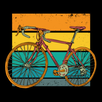 Bicicletă Retro model tricou
