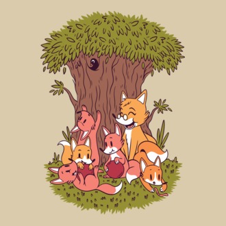 Familie Vulpe model tricou