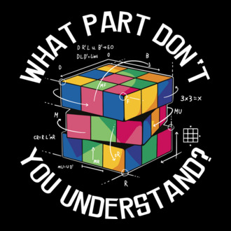 Rubik cube what part model tricou