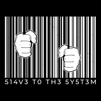 Slave to the system - Sclav al sistemului model tricou