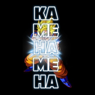 Son Goku Kamehameha model tricou