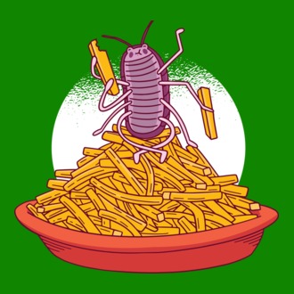 Insectă de Cartofi prăjiți model tricou