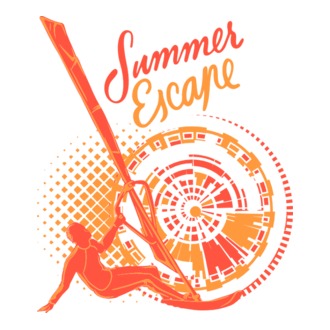 Summer Escape Surf model tricou