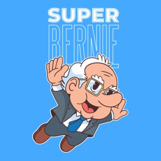 Super Bernie Sanders model tricou