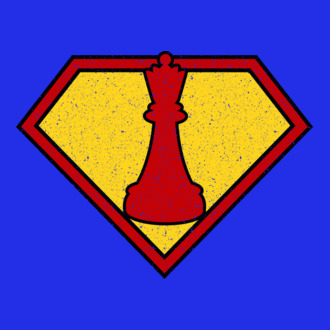 SuperChess regină model tricou