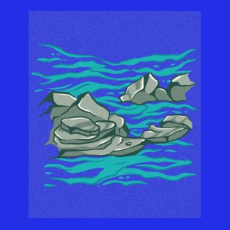Oceanul cu Stânci model tricou