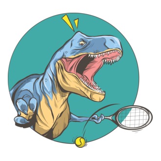 Dinozaur T-rex Tenis model tricou