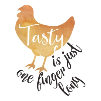Tasty is just one finger long model tricou