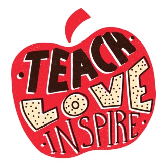 Teach Love Inspire pentru profesori model tricou