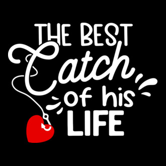 The best catch fehér model tricou