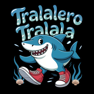 Tralalero Tralala drăguț model tricou