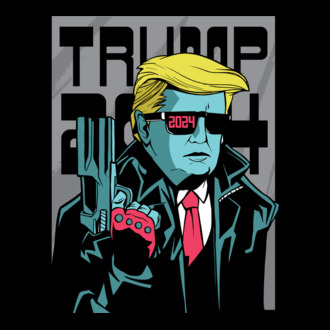 Trump Terminator 2024 model tricou