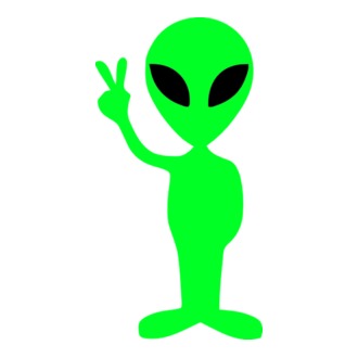 UFO Alien model tricou