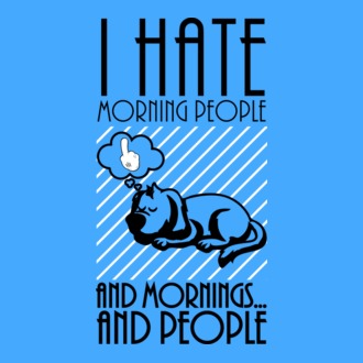 Urăsc dimineața model tricou