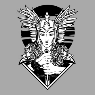Zeița Valkyrie model tricou