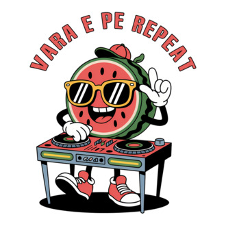 Vara e pe repeat model tricou