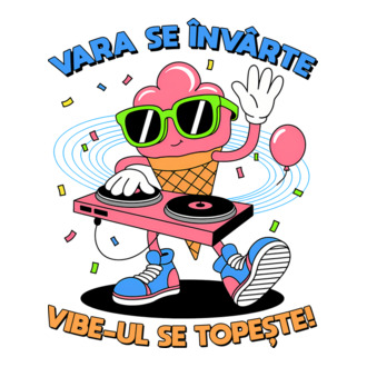 Vara se învârte model tricou