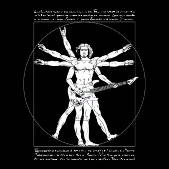 Vitruvius Guitar model tricou