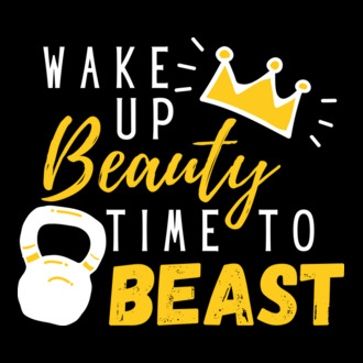 Wake Up Beauty Time To Beast model tricou