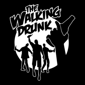 Walking Drunk model tricou