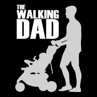 Walking dad model tricou