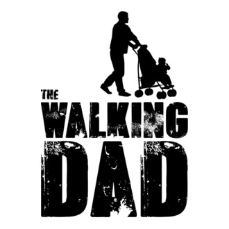 Walking dad model tricou